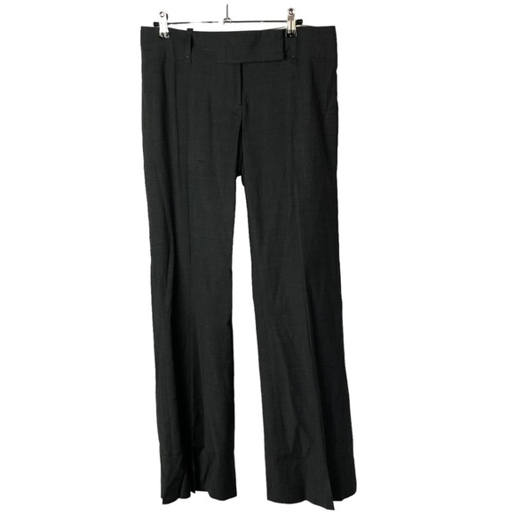 Ann Taylor Charcoal Gray Wide Leg Y2K Dress Pants 6 - Picture 1 of 4